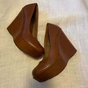 Korks by Kork Ease platform wedge high heels 7